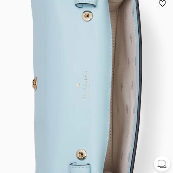 Kate Spade Brynn Small Flap Crossbody Frosty Sky - Picture 4 of 8